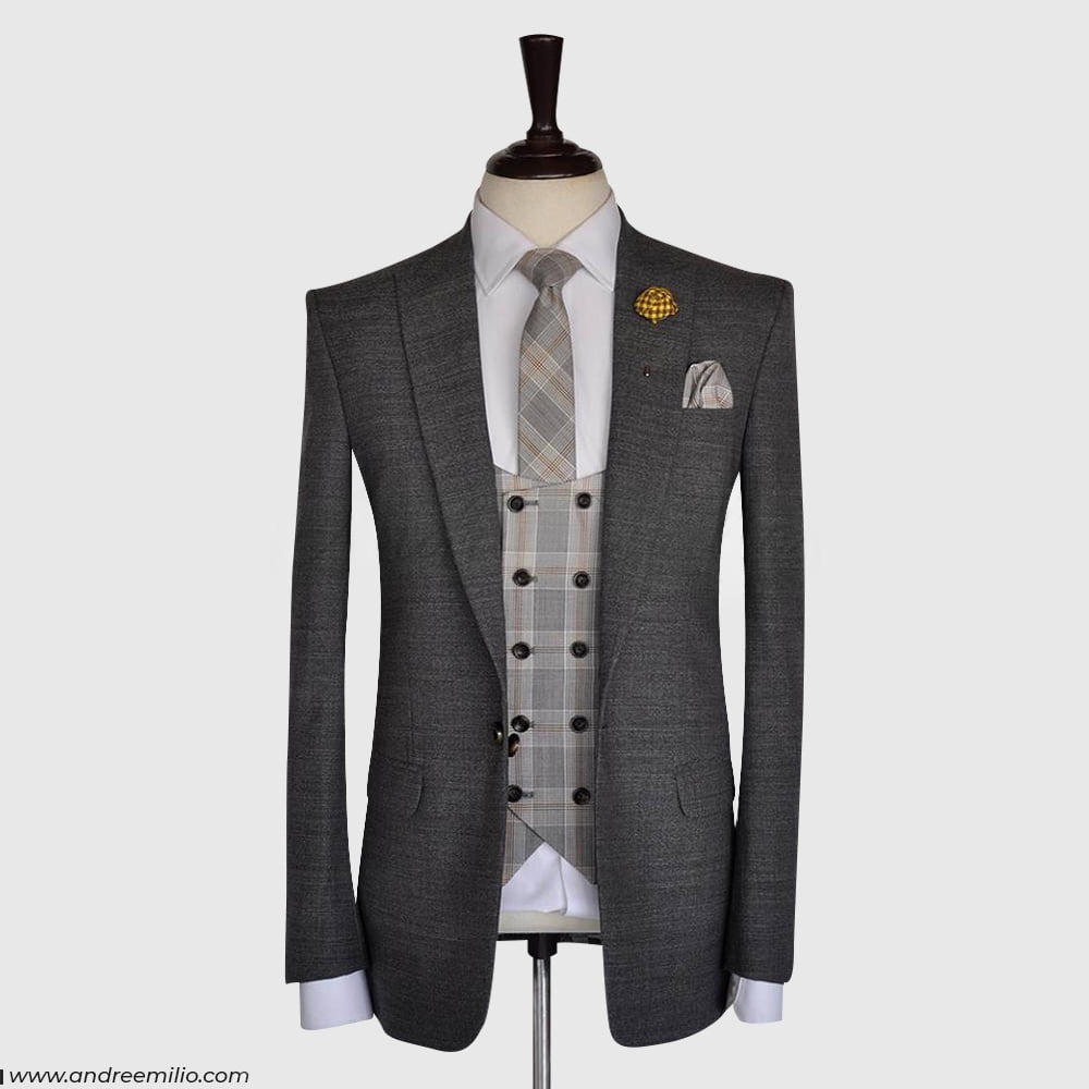 Iron Gray 3 Piece Suit