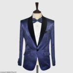 Textured Blue Tuxedo