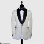 Andre Emilio Ivory Tuxedowith Shawl Lapel Men