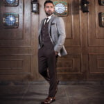Charcoal Brown 3 Piece Suit
