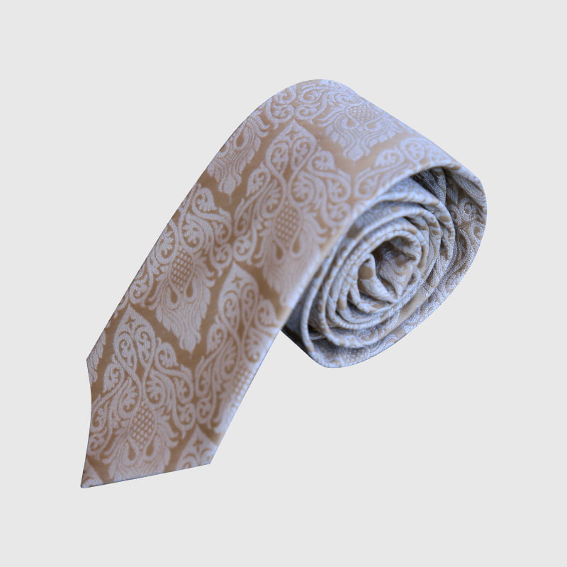 Skin White Hand Made Tie