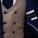 Peak Lapel Royal Blue 3 Piece Suit
