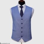 Bluish Grey 3 Piece Suit