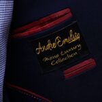 Navy Blue Pick Stitch 3 Piece Suit