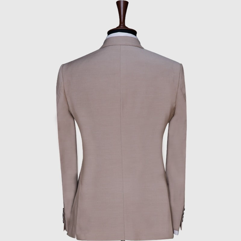 Light Brown 3 Piece Suit Back
