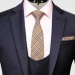 Slim Fit Stretch Navy Blue 3 Piece Suit