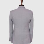 Light Grey 3 Piece Suit With Black Waistcoat