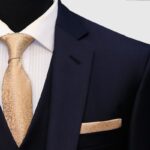 Solid Dark Blue 3 Piece Suit