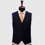 Solid Dark Blue 3 Piece Suit