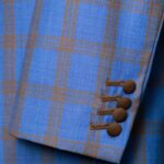 Blue Galen Checked 3 Piece Suit