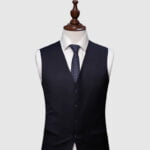 Modern Fit Navy 3 Piece Suit
