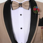 Light Camel Tuxedo Suit