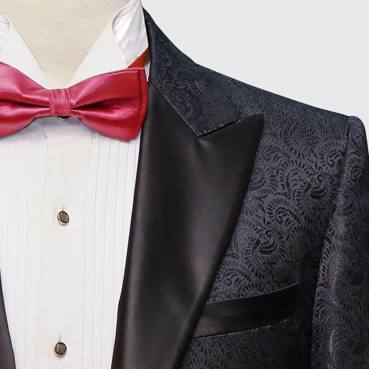 Black Tuxedo Lapel