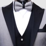 Mens Silver Tuxedo Suit