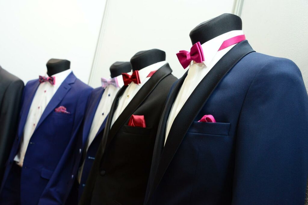 Tailored Black Tuxedo Suits