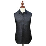 Men Black Self Textured Shirt 1
