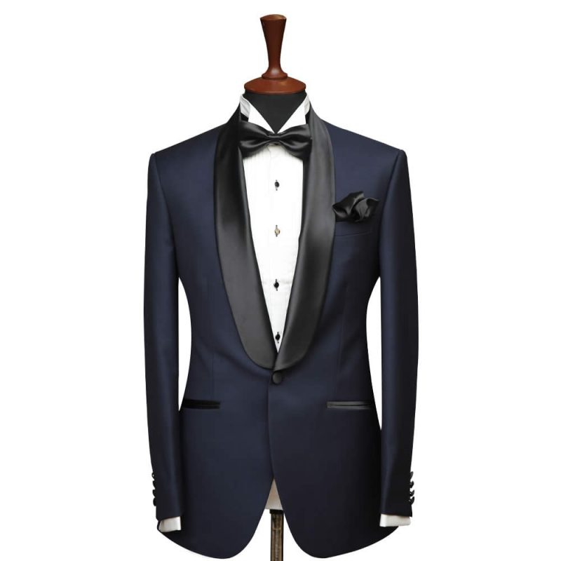 Dark Blue Tuxedo Jacket