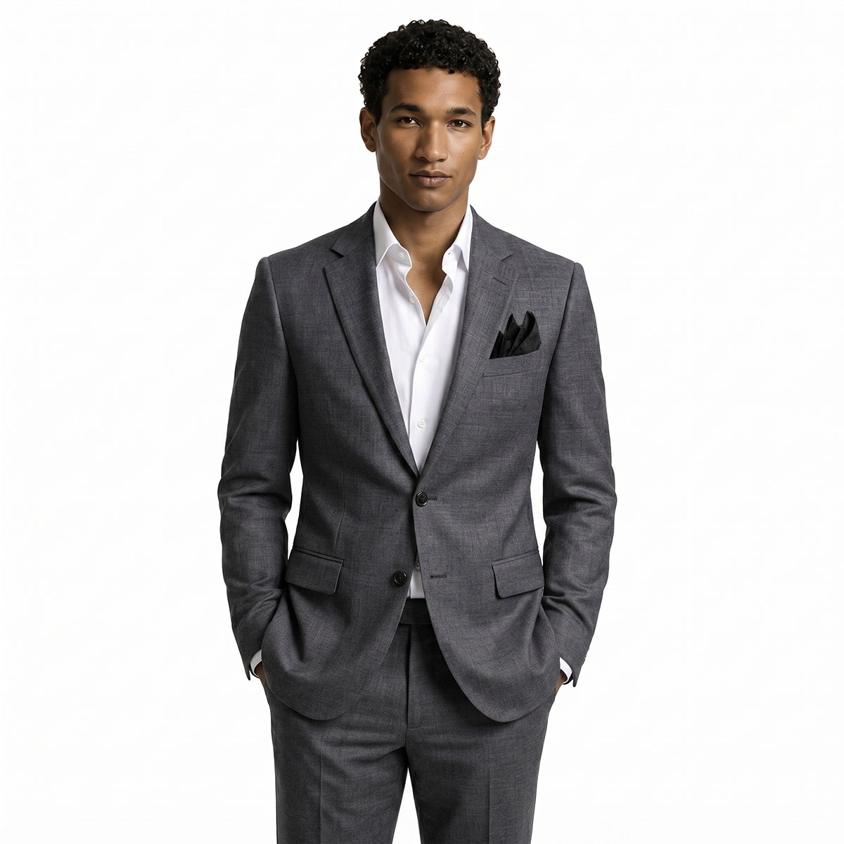 Andre Emilio Men Grey Blazer