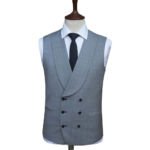 Black Suit With Grey Vest