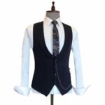 Mens Dark Navy Suit