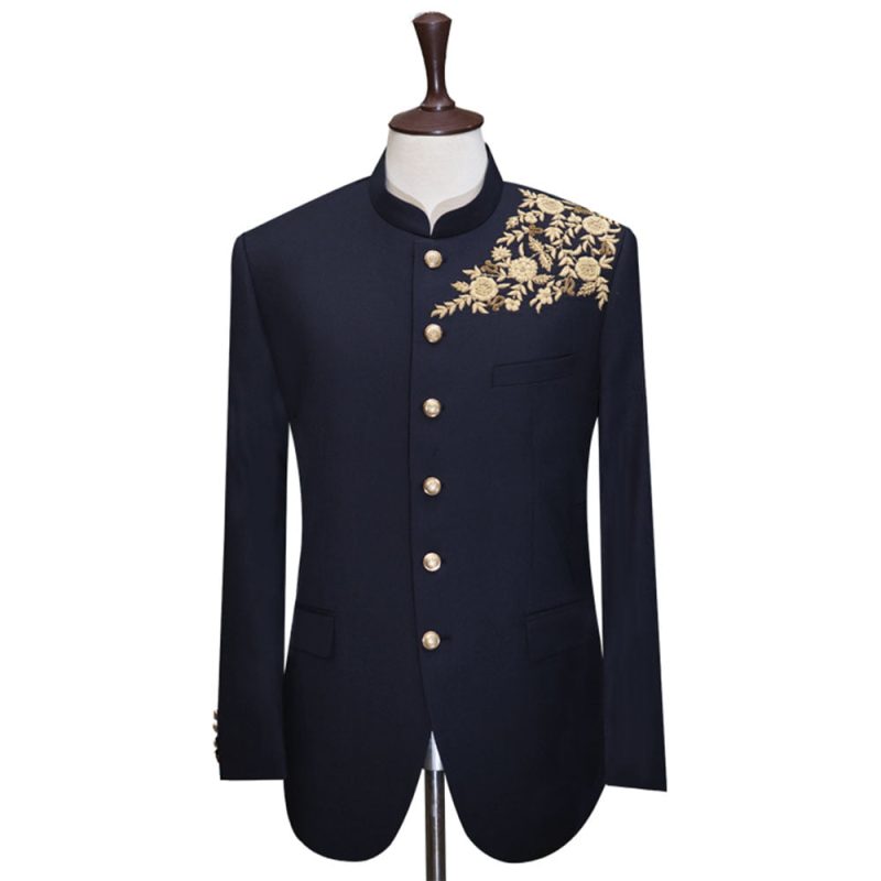 Blue Luxury Suit For Groom
