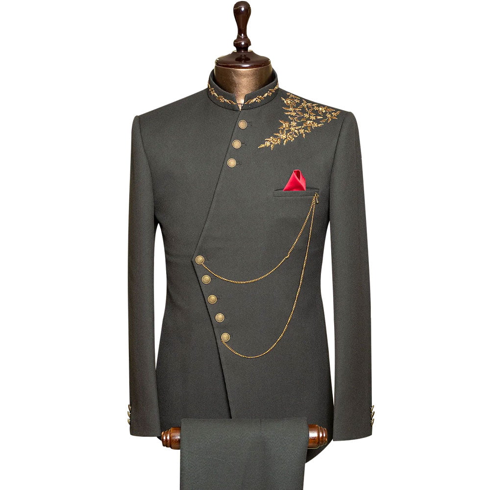 Grey Luxury Suit For Men