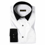 White-Shirt-With-Black-Collar