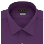 Andre Emilio Dark Purple Dress Shirt For Men