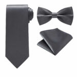 Grey Men's Suit Accessories Set 1 Grey Men’s Suit Accessories