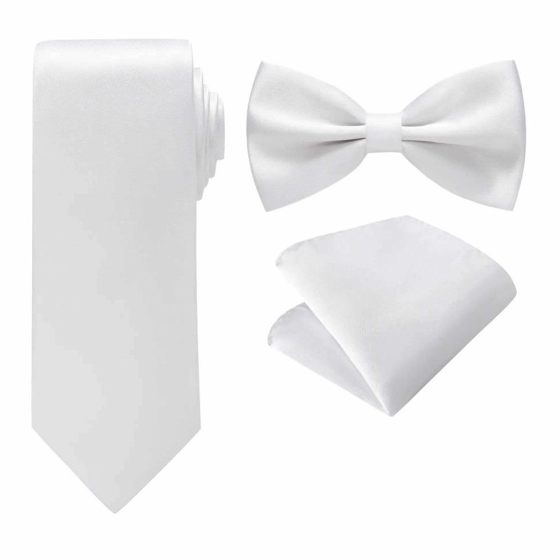White Men's Suit Accessories
