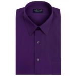 Andre Emilio Deep Purple Dress Shirt For Men