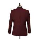 Men’s Maroon Tuxedo With Shawl Lapel