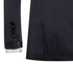 Dark Navy Tuxedo With Floral Shawl Lapel