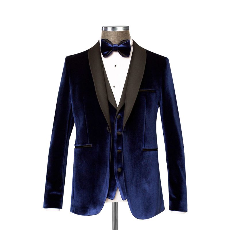 Navy Velvet Tuxedo