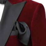 Red Velvet Tuxedo Jacket