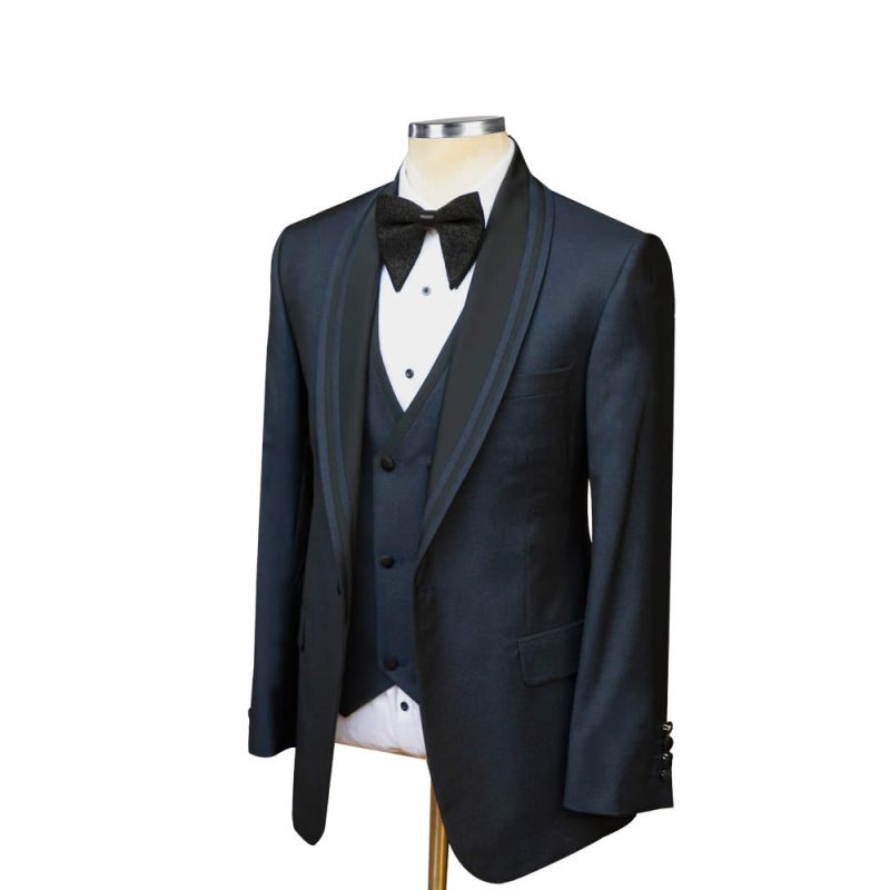 Zinc Blue Tuxedo For Men