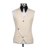 Cream Tuxedo Black Lapel