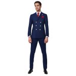 Navy Double Breasted Suit