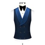 Navy Blue Tuxedo Blue Lapel