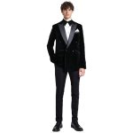 Black Velvet Double Breasted Tuxedo