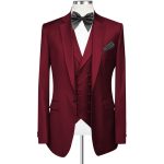 Dark Crimson Suit
