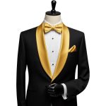 Custom Black And Gold Dinner Jacket