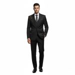 Custom Luxury Embroidered Shoulder Tuxedo Suit For Men