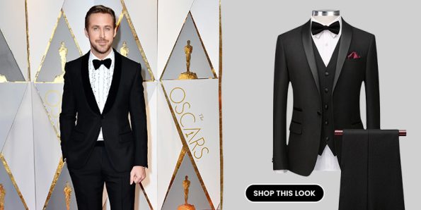 Ryan Gosling Single Button Tuxedo