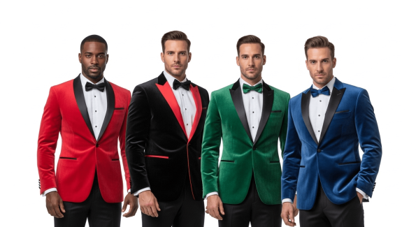 4 Velvet tuxedos