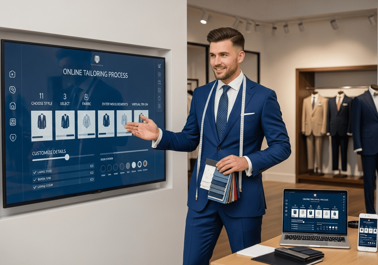 Tailoring Process for Custom Prom Suits