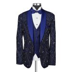 Royal Navy Embroidery Beaded Tuxedo
