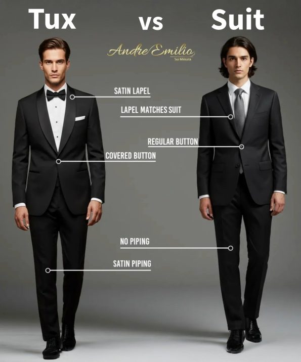 Tuxedo Versus Suit