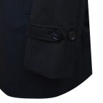 black wool coat for men