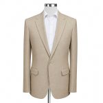 Custom Beige Linen Suit Men Andre Emilio